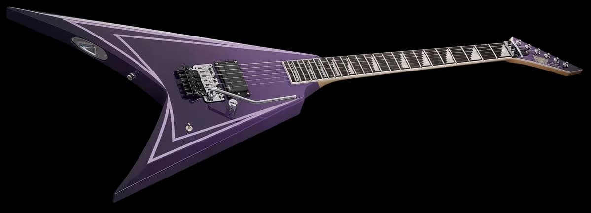 ESP Alexi Hexed Purple Fade w/ Pinstripes — photo 3