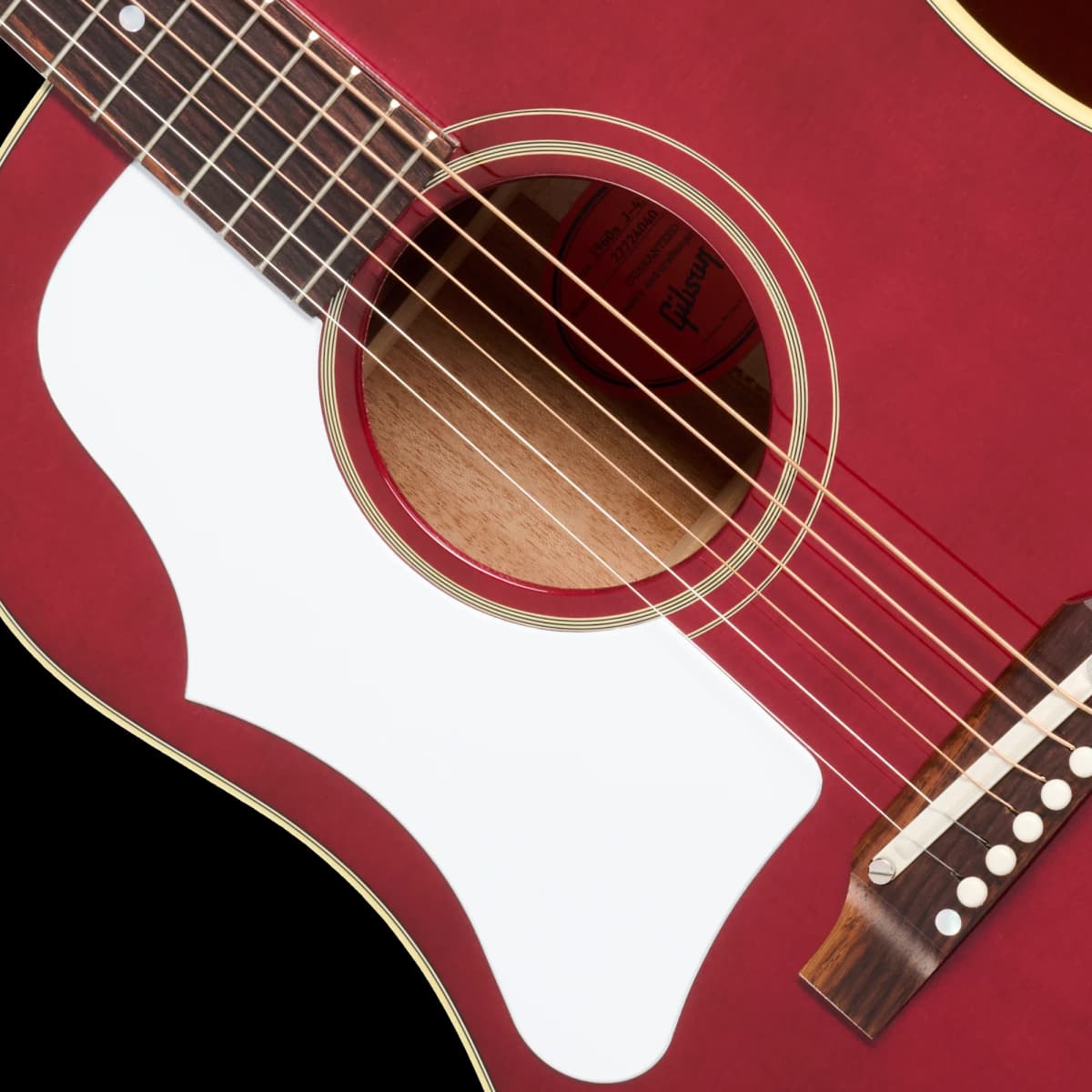 Gibson J-45 60s Original, Left-Handed, Wine Red — photo 7