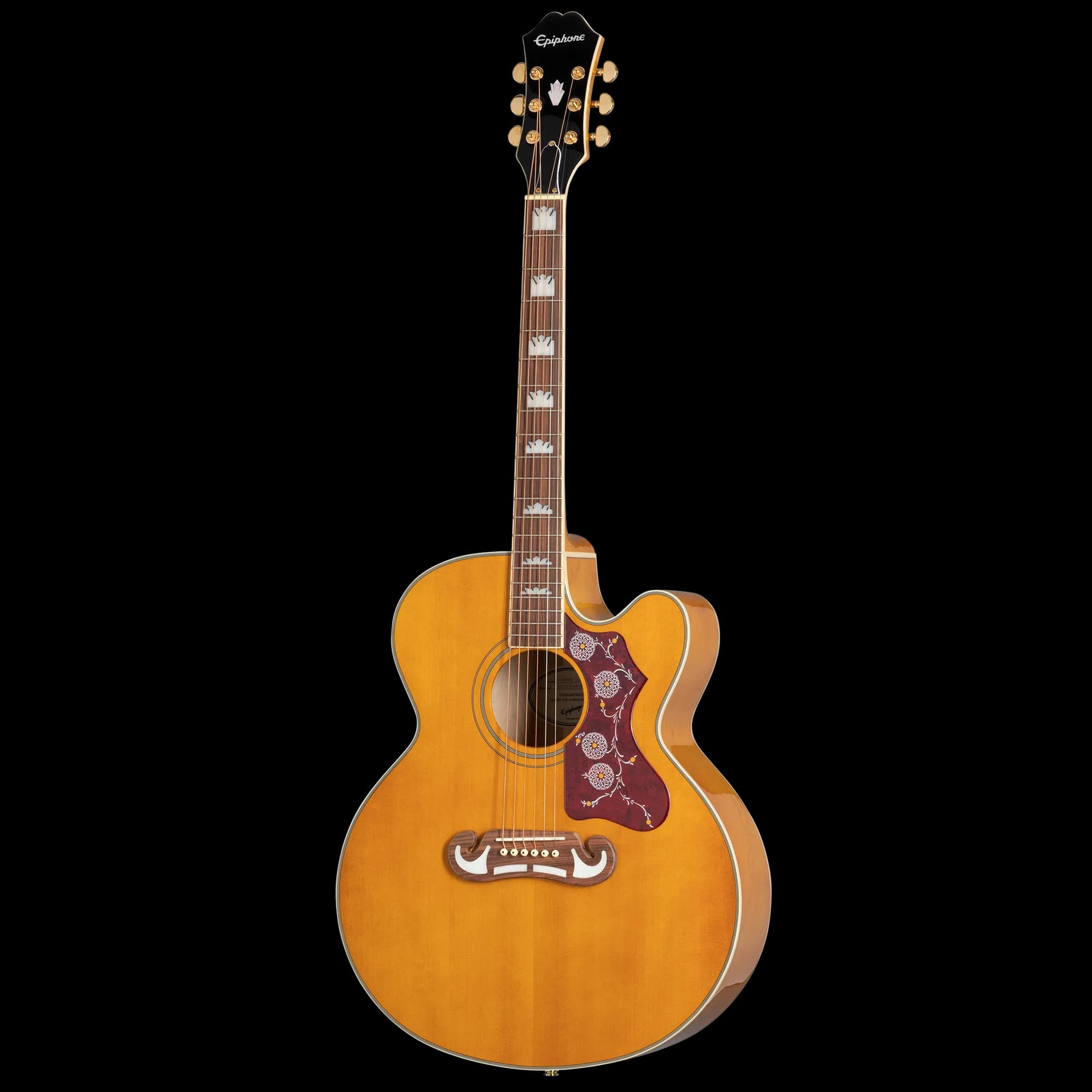 Epiphone J-200 Studio EC, Vintage Natural — photo 2