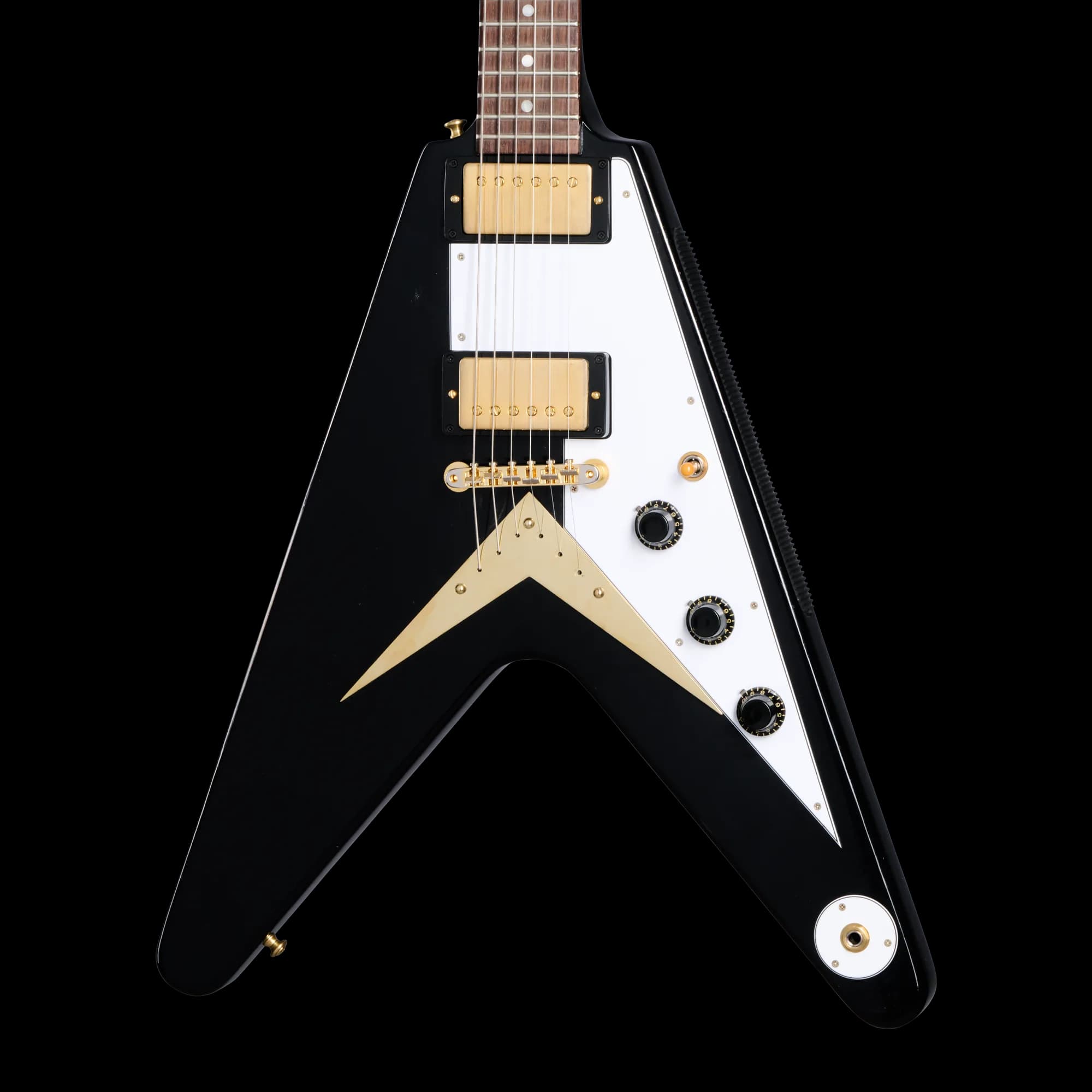 Gibson 1958 Korina Flying V Reissue, Light Aged, Ebony