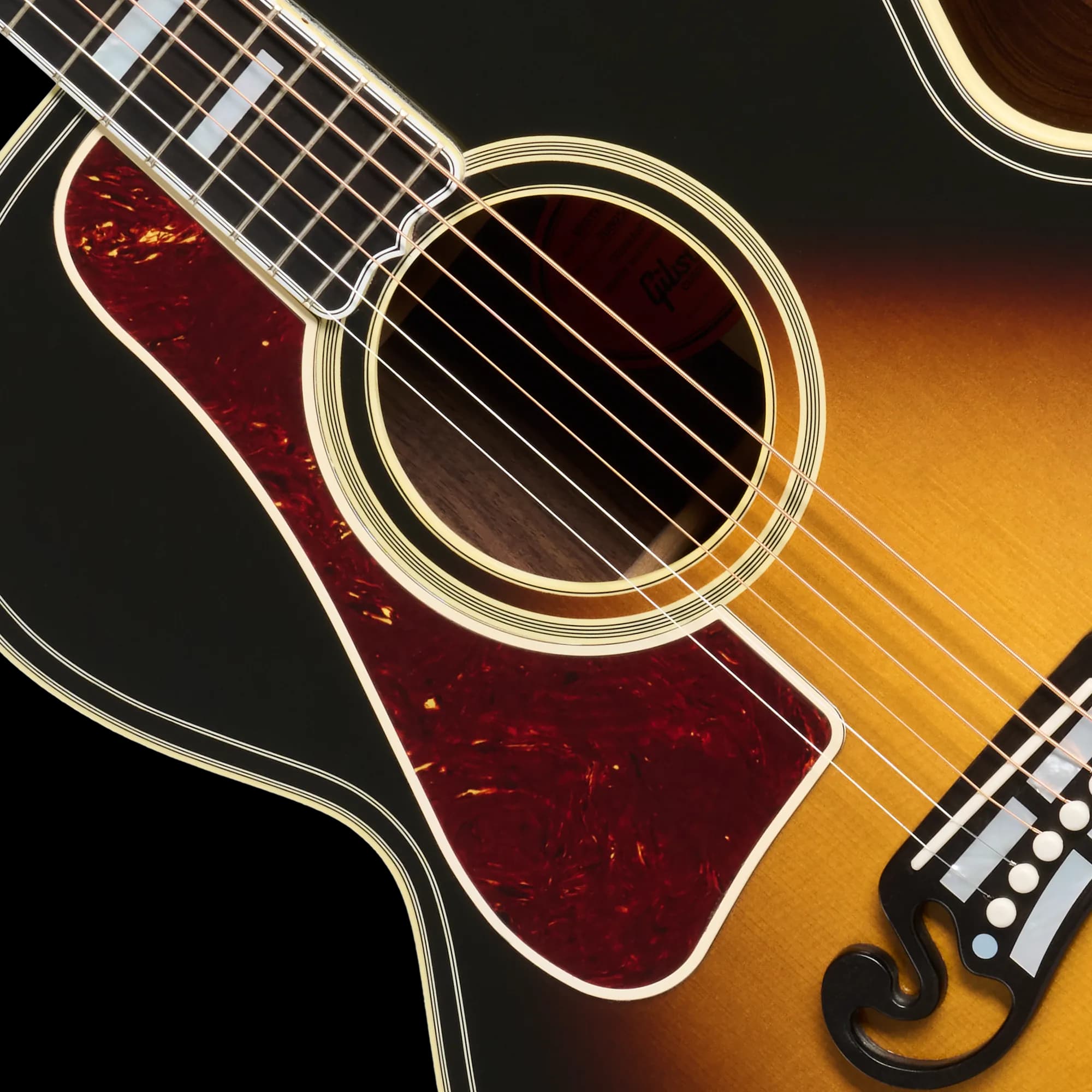 Gibson SJ-200 Western Classic, Left-Handed, Vintage Sunburst — photo 7