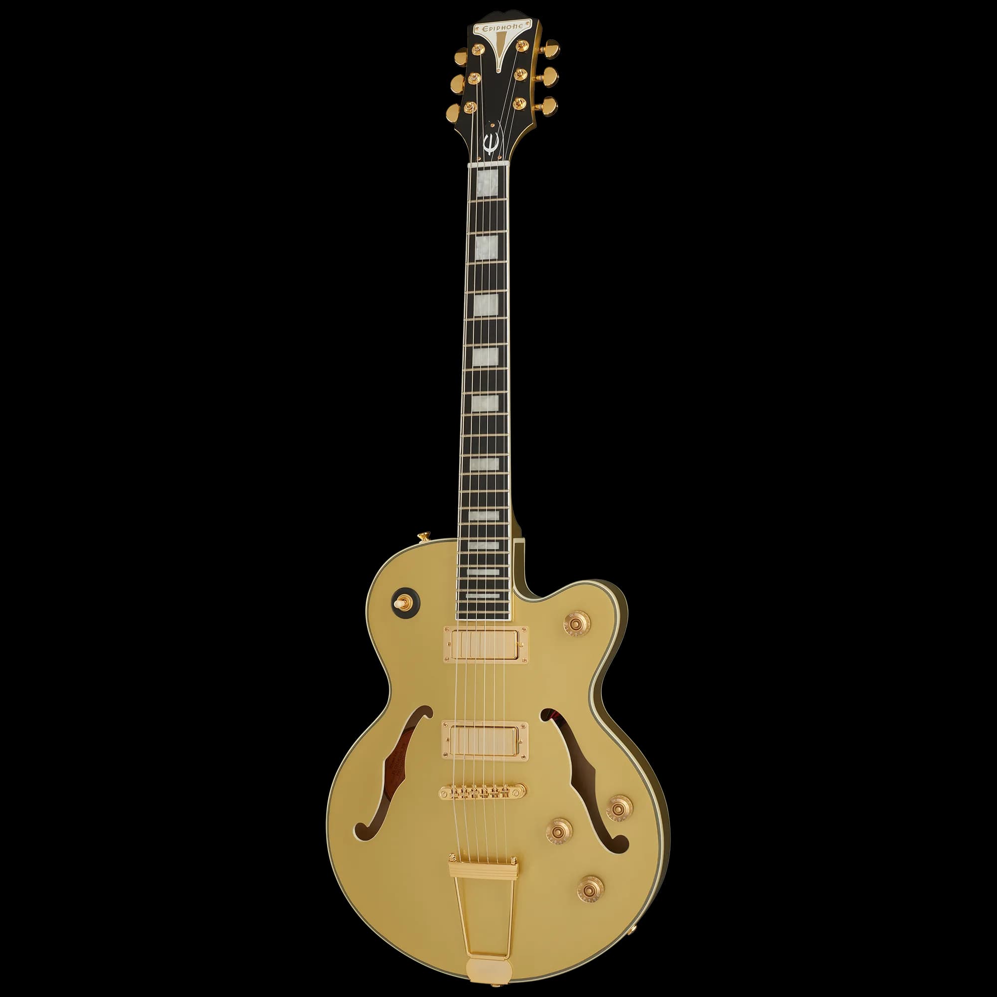 Epiphone Uptown Kat ES, Topaz Gold Metallic — photo 3