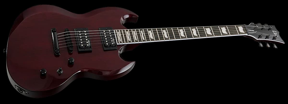 ESP VIPER-256 SEE THRU BLACK CHERRY — photo 3