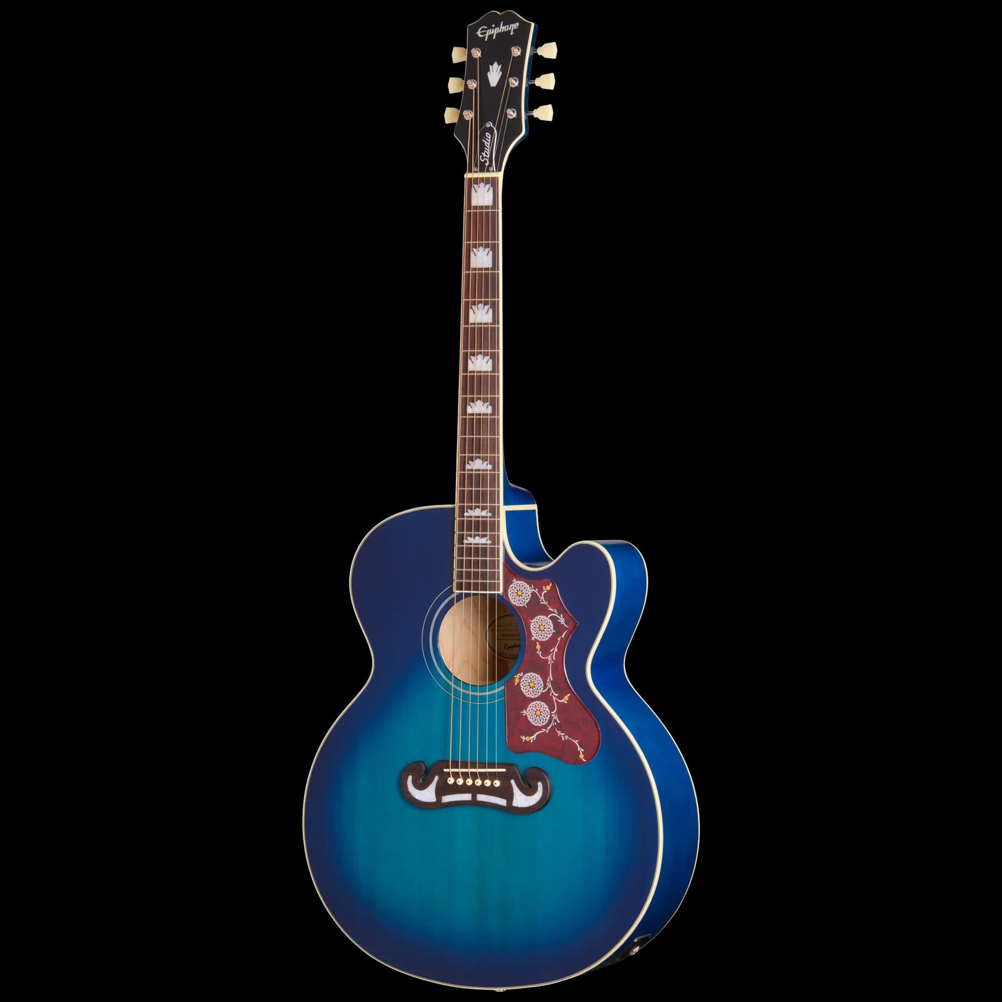 Epiphone J-200 Studio EC, Blueberry Burst, Exclusive — photo 2