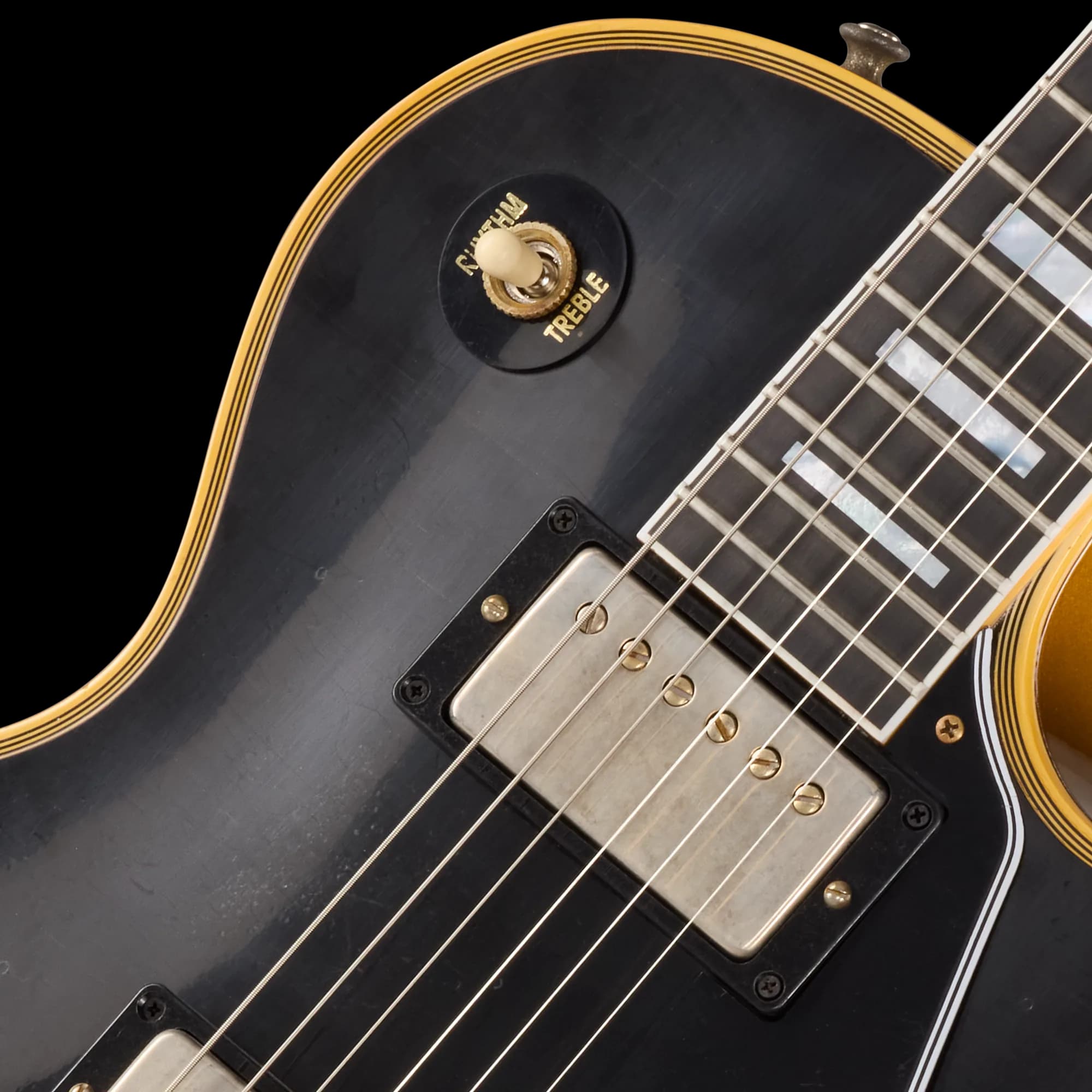Gibson LE 1968 Les Paul Custom Reissue, Light Aged, Ebony Top — photo 7