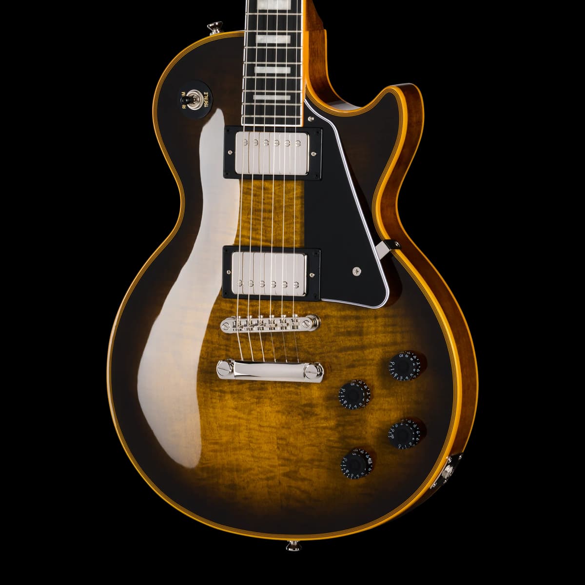 Epiphone Les Paul Custom Widow, Yellow Burst, Exclusive