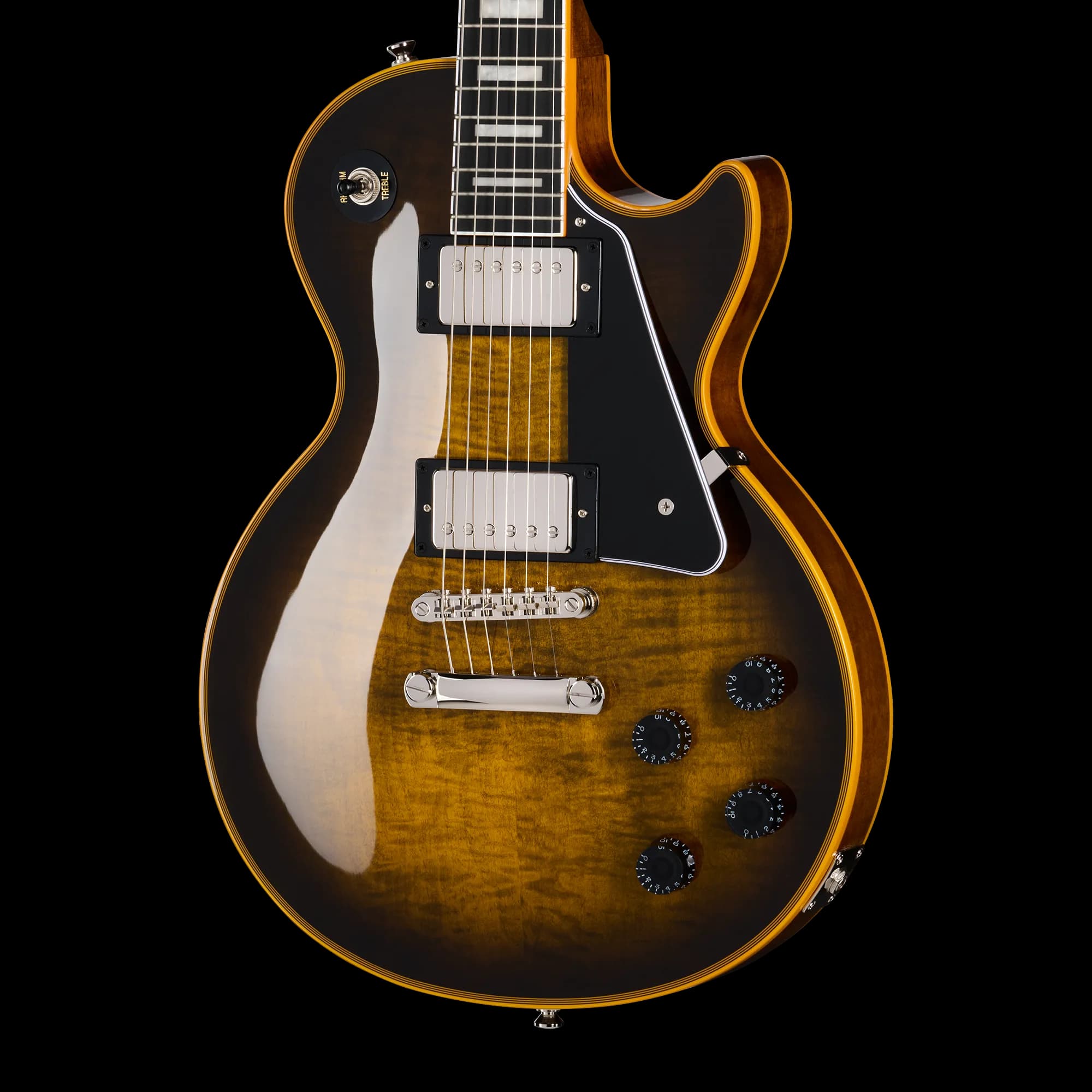 Epiphone Les Paul Custom Widow, Yellow Burst, Exclusive