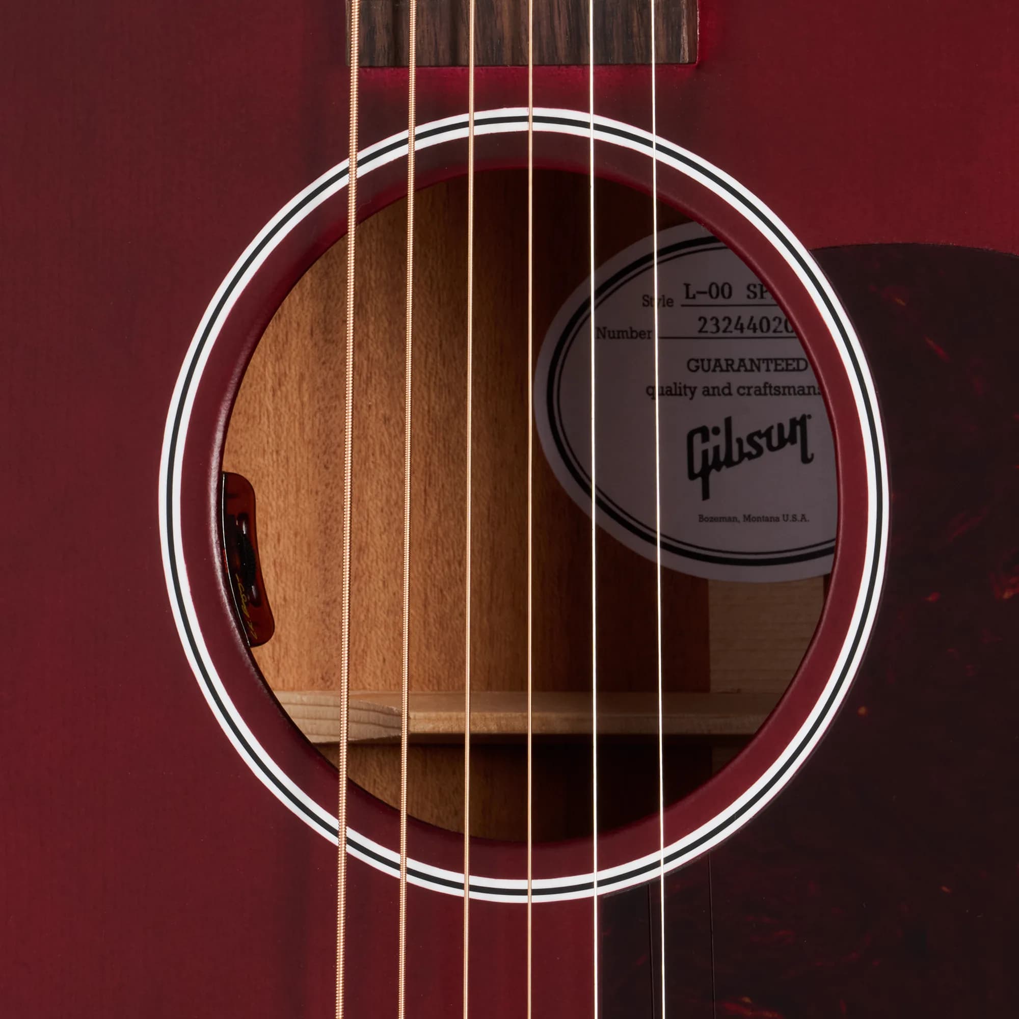 Gibson L-00 Special, Satin Wine Red — photo 6