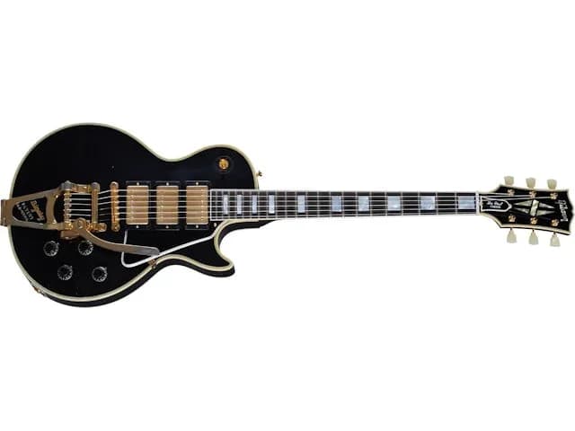 Gibson 1957 Les Paul Custom Reissue 3-Pickup Bigsby, Light Aged, Ebony — photo 8