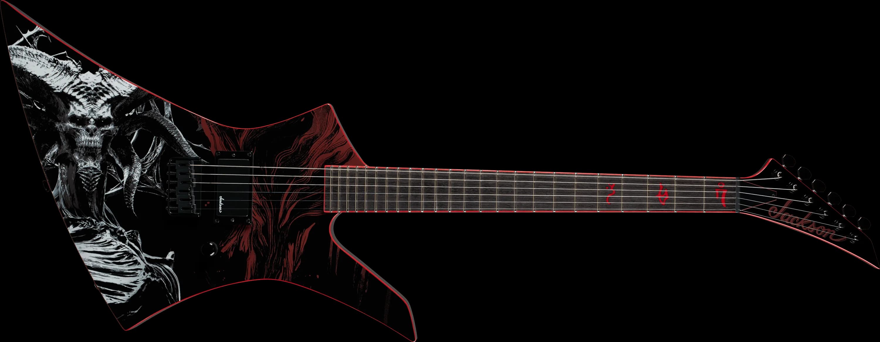 Jackson X Series Limited Edition Kelly KE HT, Amaranth Fingerboard, Diablo