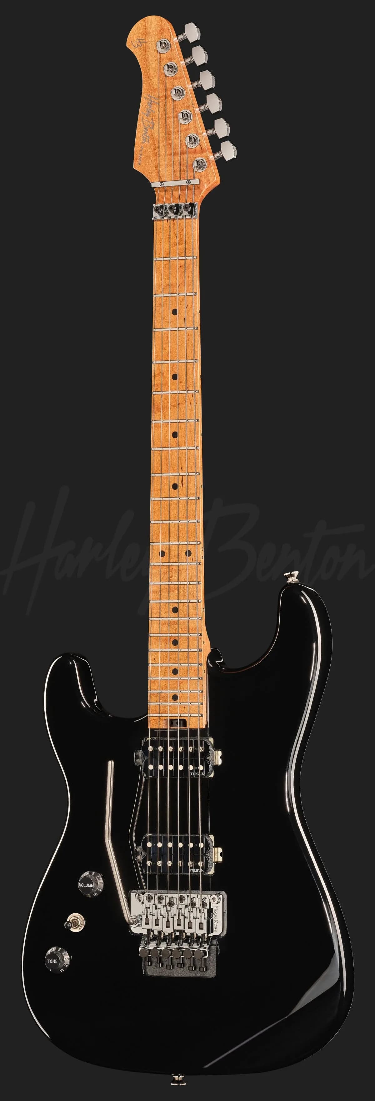 Harley Benton ST-80FR MN LH HH Black — photo 2