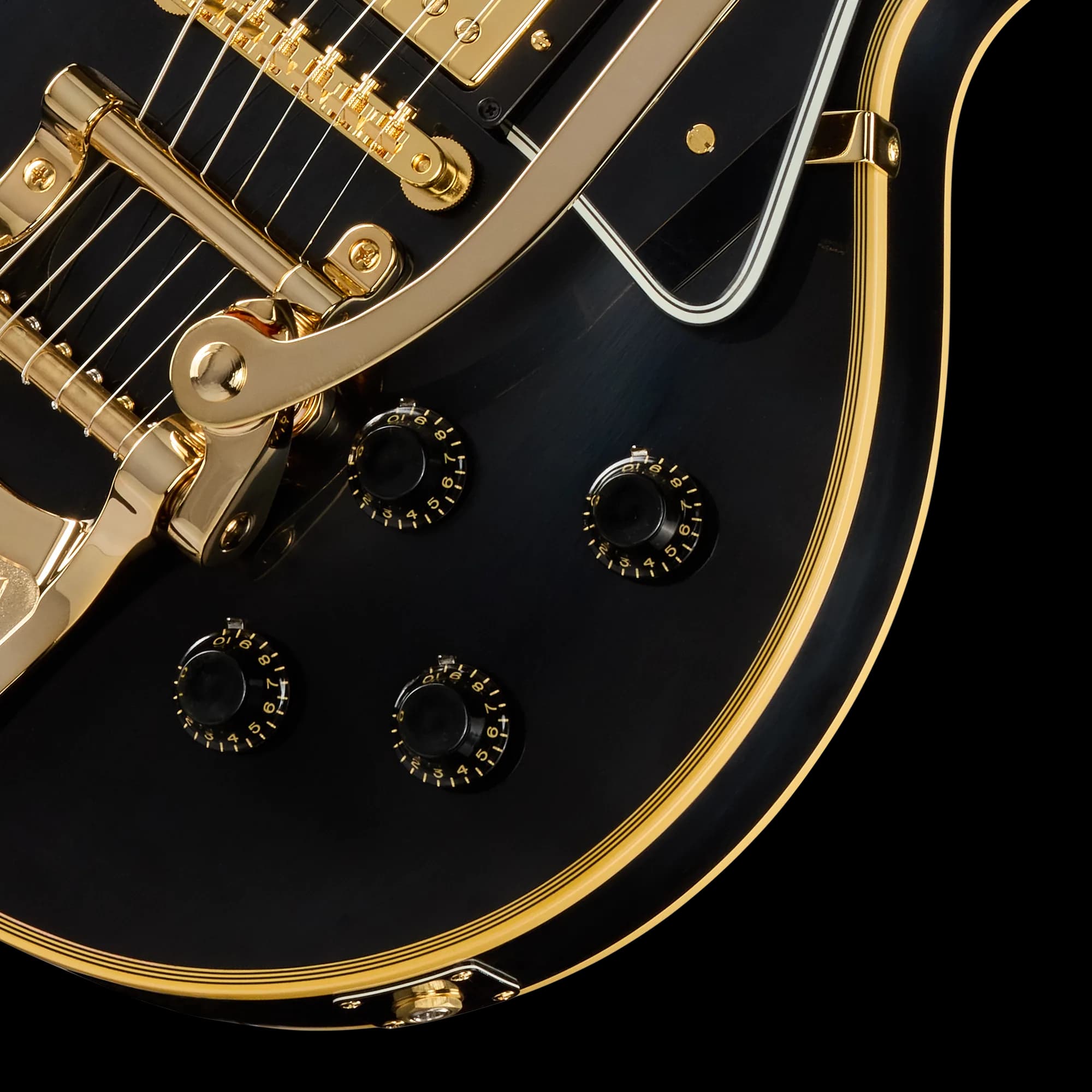 Gibson 1957 Les Paul Custom Reissue 3-Pickup Bigsby VOS, Ebony — photo 7