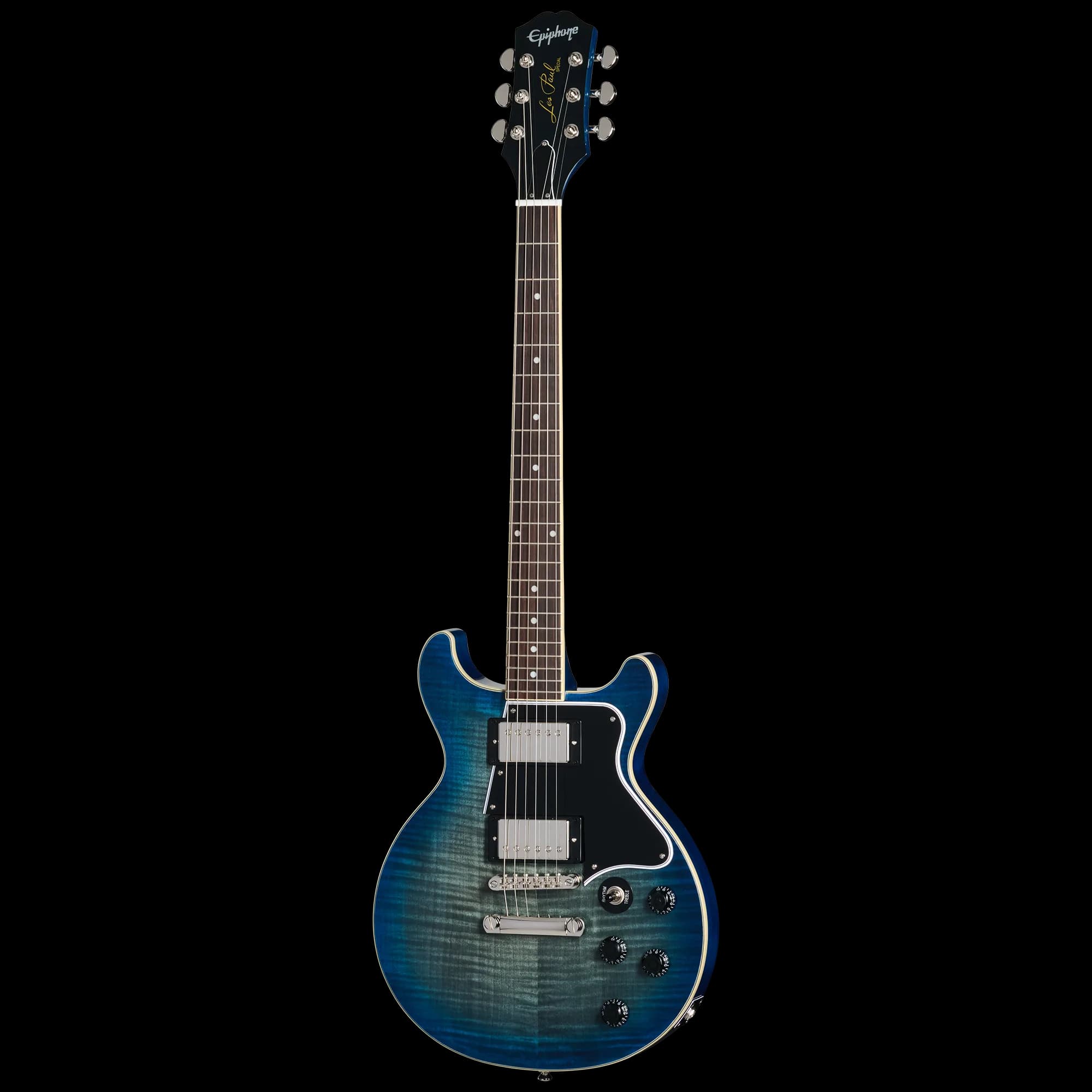 Epiphone Les Paul Special Double Cut Figured, Ocean Water — photo 3