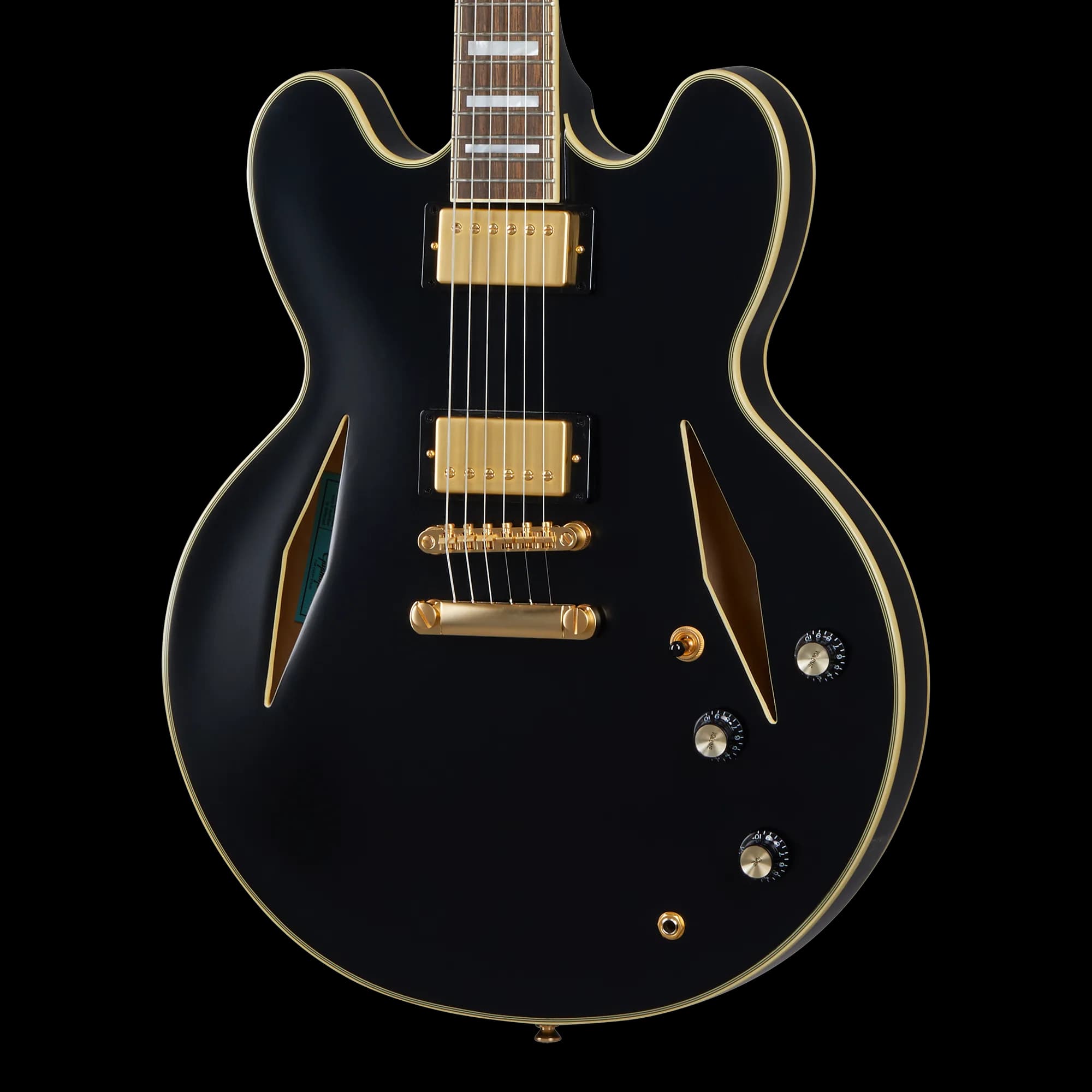 Epiphone Emily Wolfe Sheraton Stealth, Black Aged Gloss