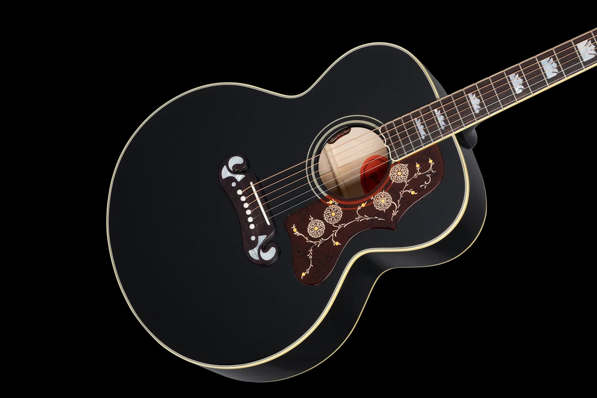 Gibson Elvis SJ-200, Ebony — photo 5