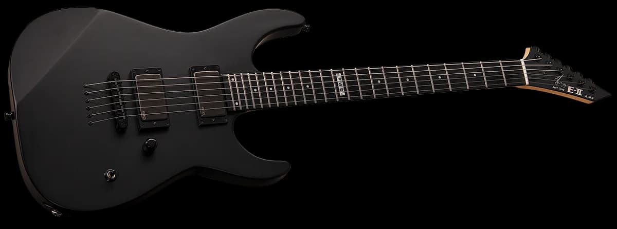 ESP E-II Jeff Ling BLACK SATIN — photo 3