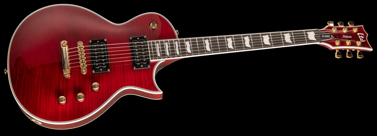 ESP EC-1000T Ctm SEE THRU BLACK CHERRY — photo 3