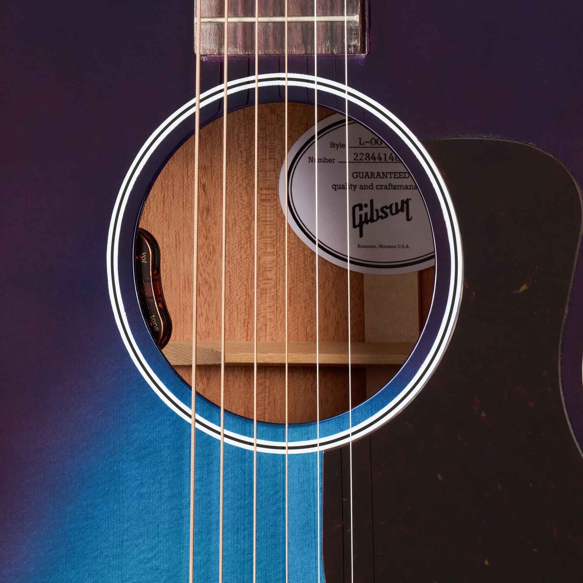 Gibson L-00 Standard, Blueberry Burst, Exclusive — photo 5