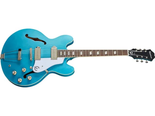 Epiphone Casino, Worn Blue Denim — photo 7
