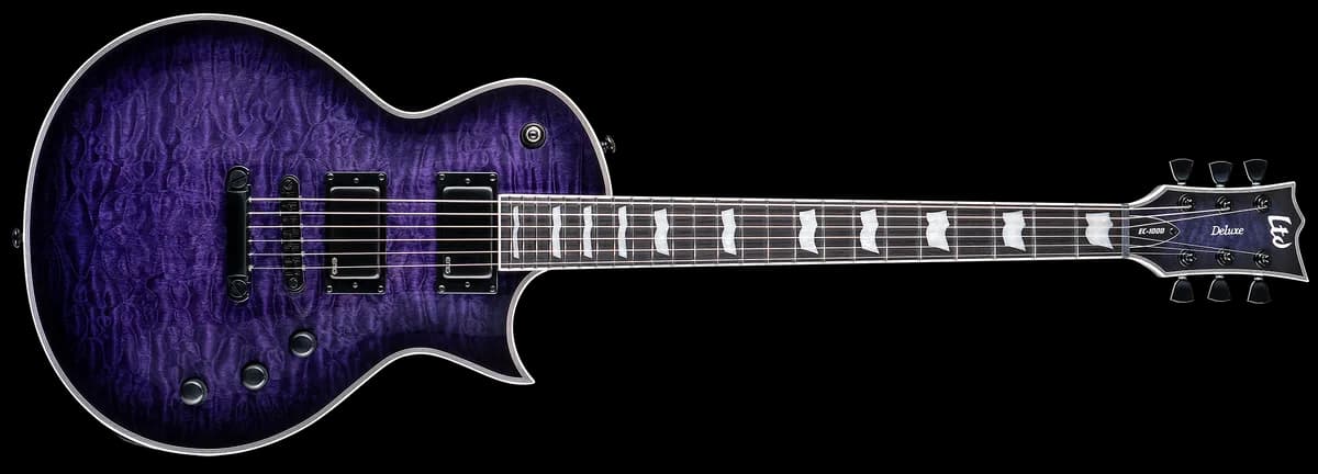 ESP EC-1000 See Thru Purple Sunburst