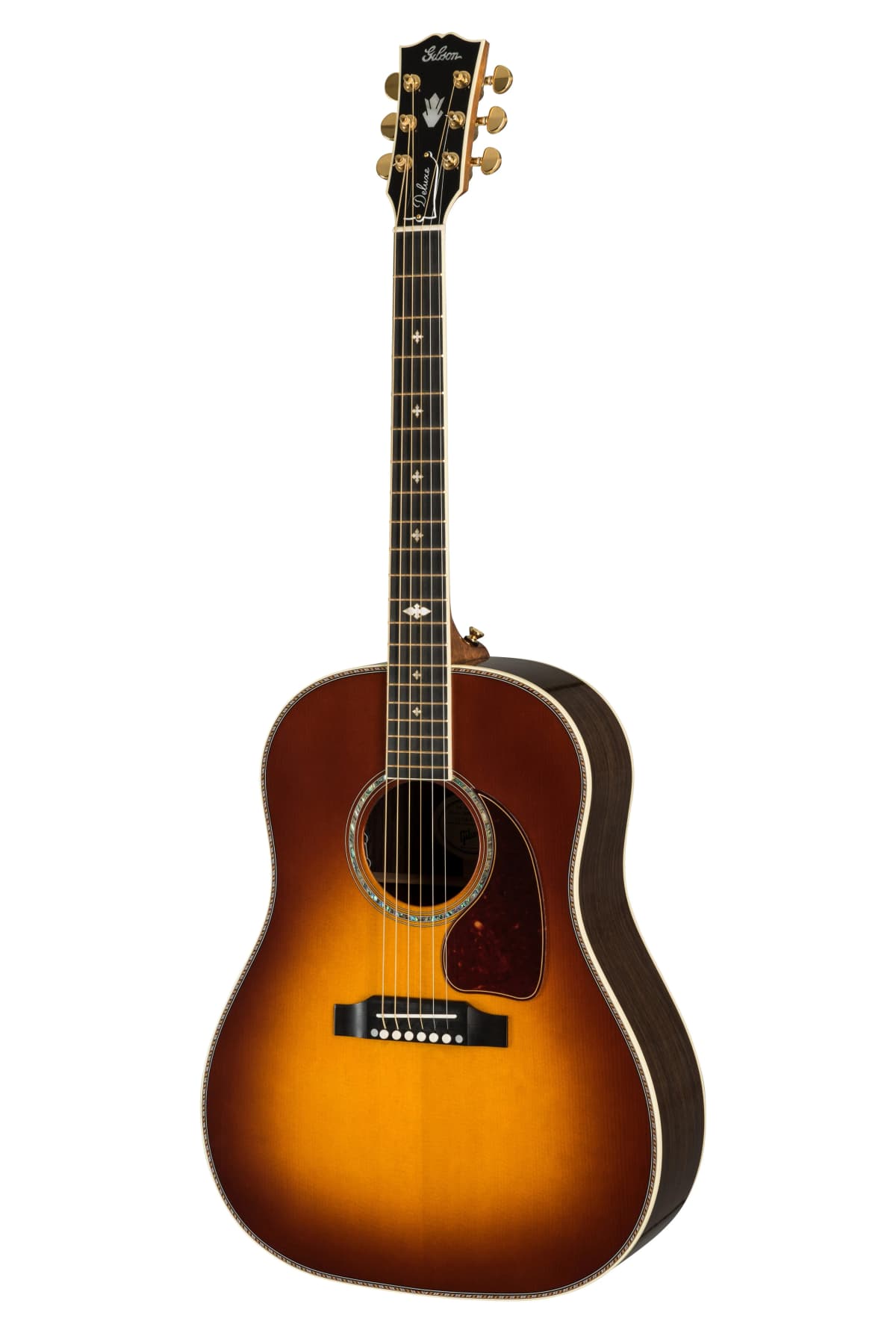 Gibson J-45 Deluxe Rosewood, Left-Handed, Rosewood Burst