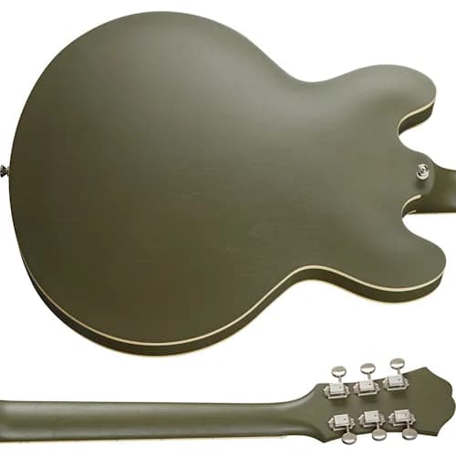 Epiphone Casino, Worn Olive Drab — photo 6