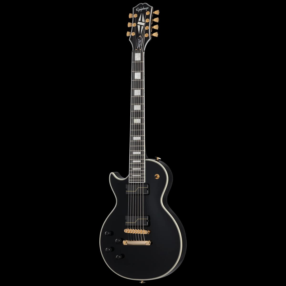 Epiphone Matt Heafy Les Paul Custom Origins 7-String, Left-Handed, Ebony — photo 3