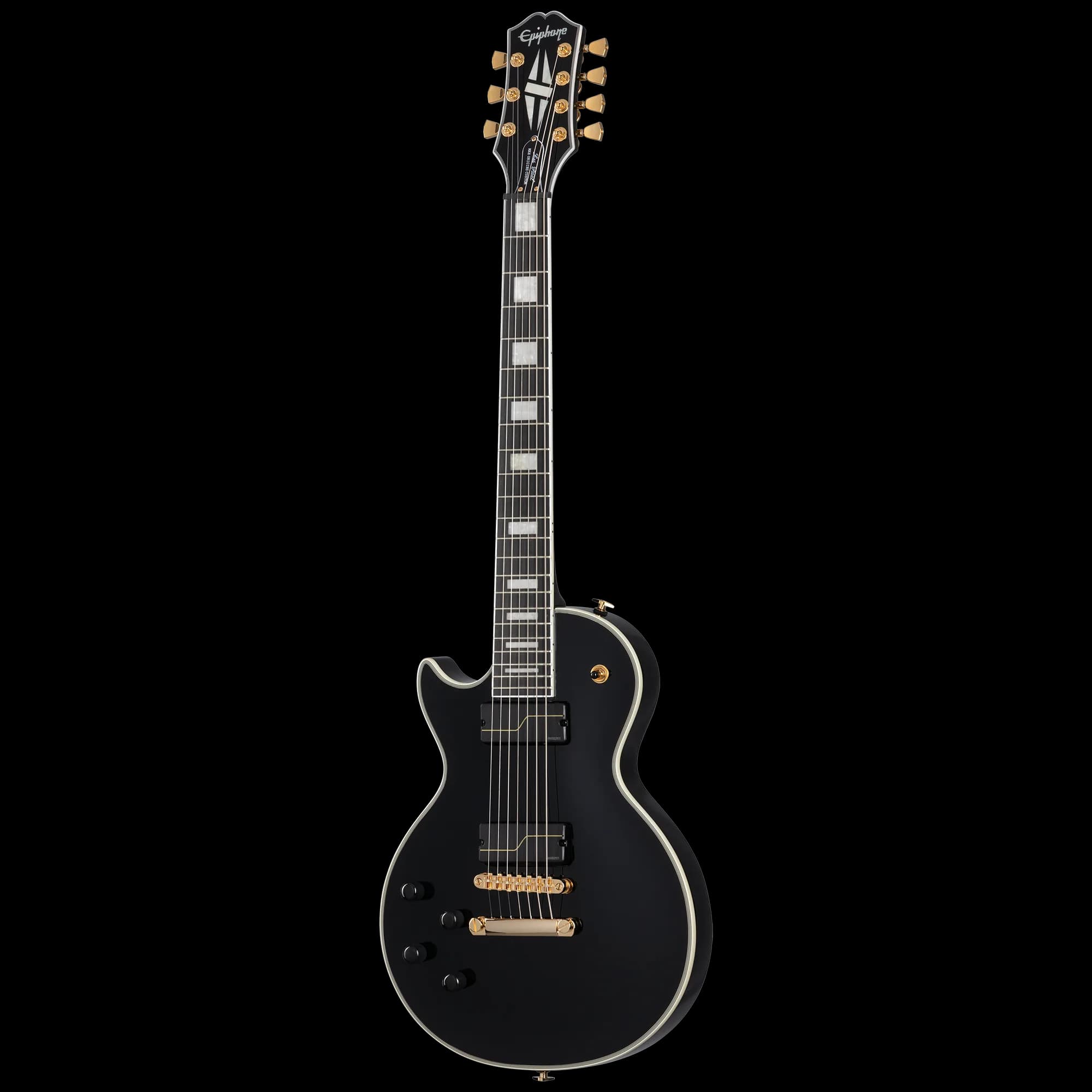 Epiphone Matt Heafy Les Paul Custom Origins 7-String, Left-Handed, Ebony — photo 3