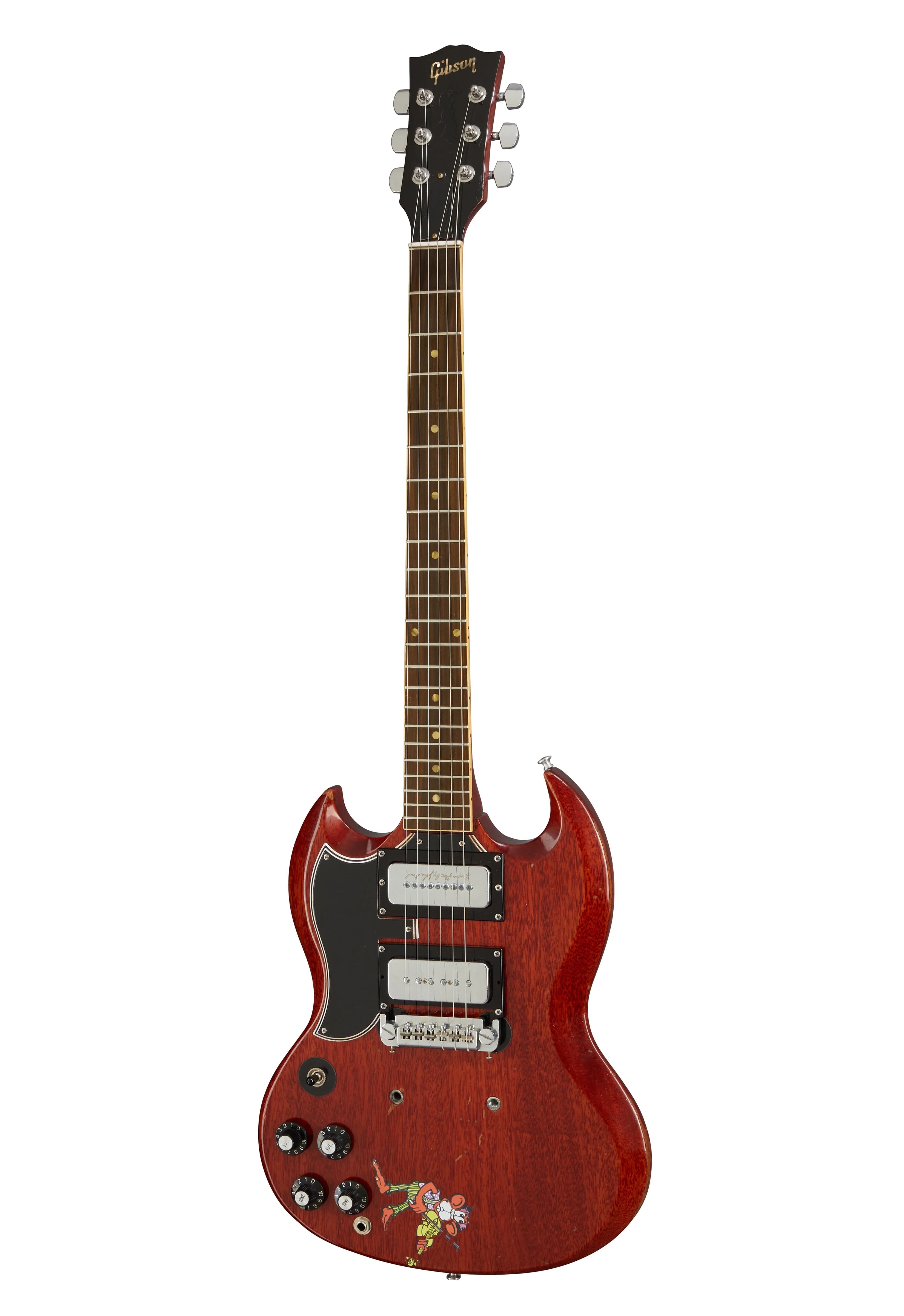 Gibson Tony Iommi "Monkey" 1964 SG Special Replica, Left-Handed Aged / Signed, Left-Handed Aged/Signed