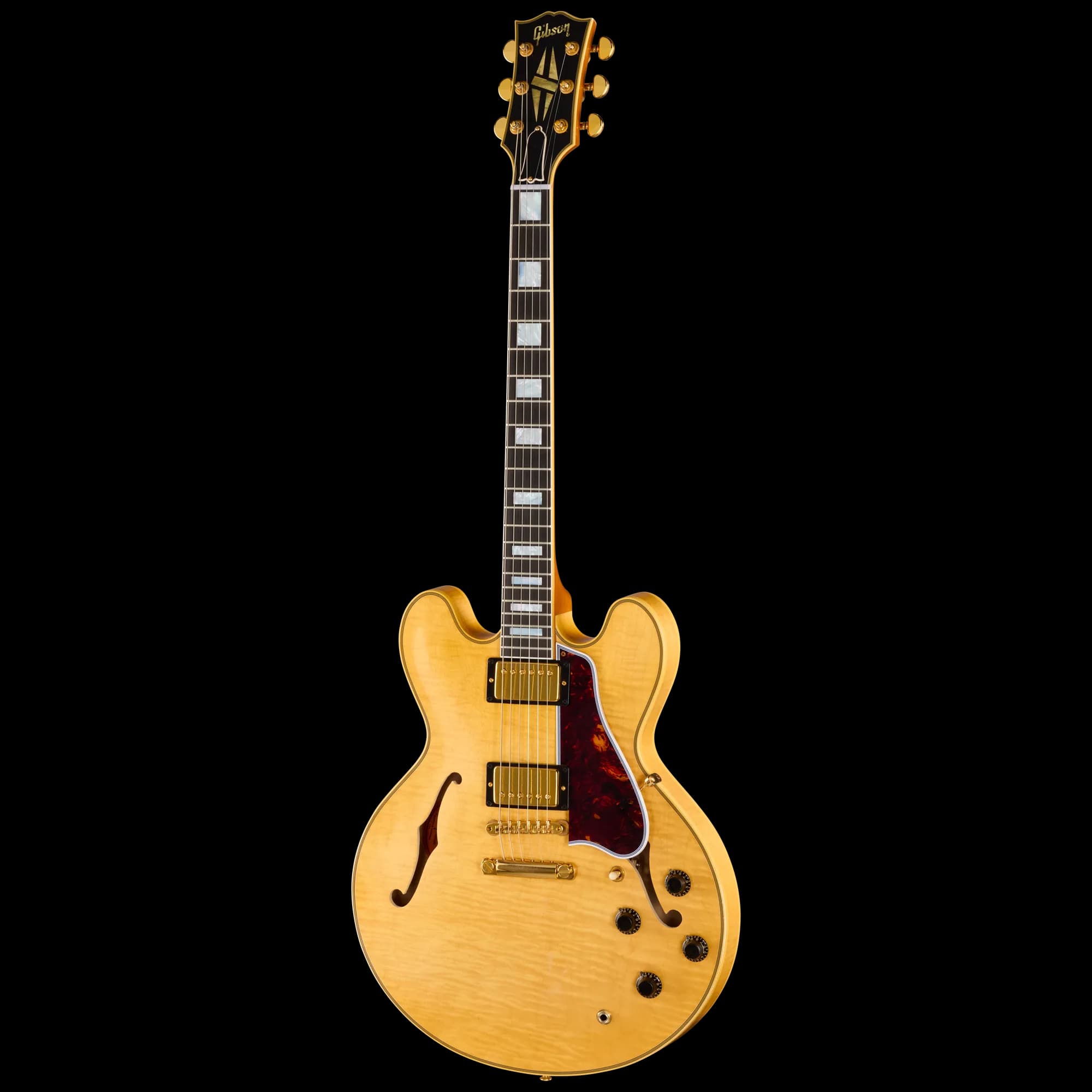 Gibson LE 1960 ES-355 Reissue with Figured Maple, Light Aged, Antique Blonde — photo 3