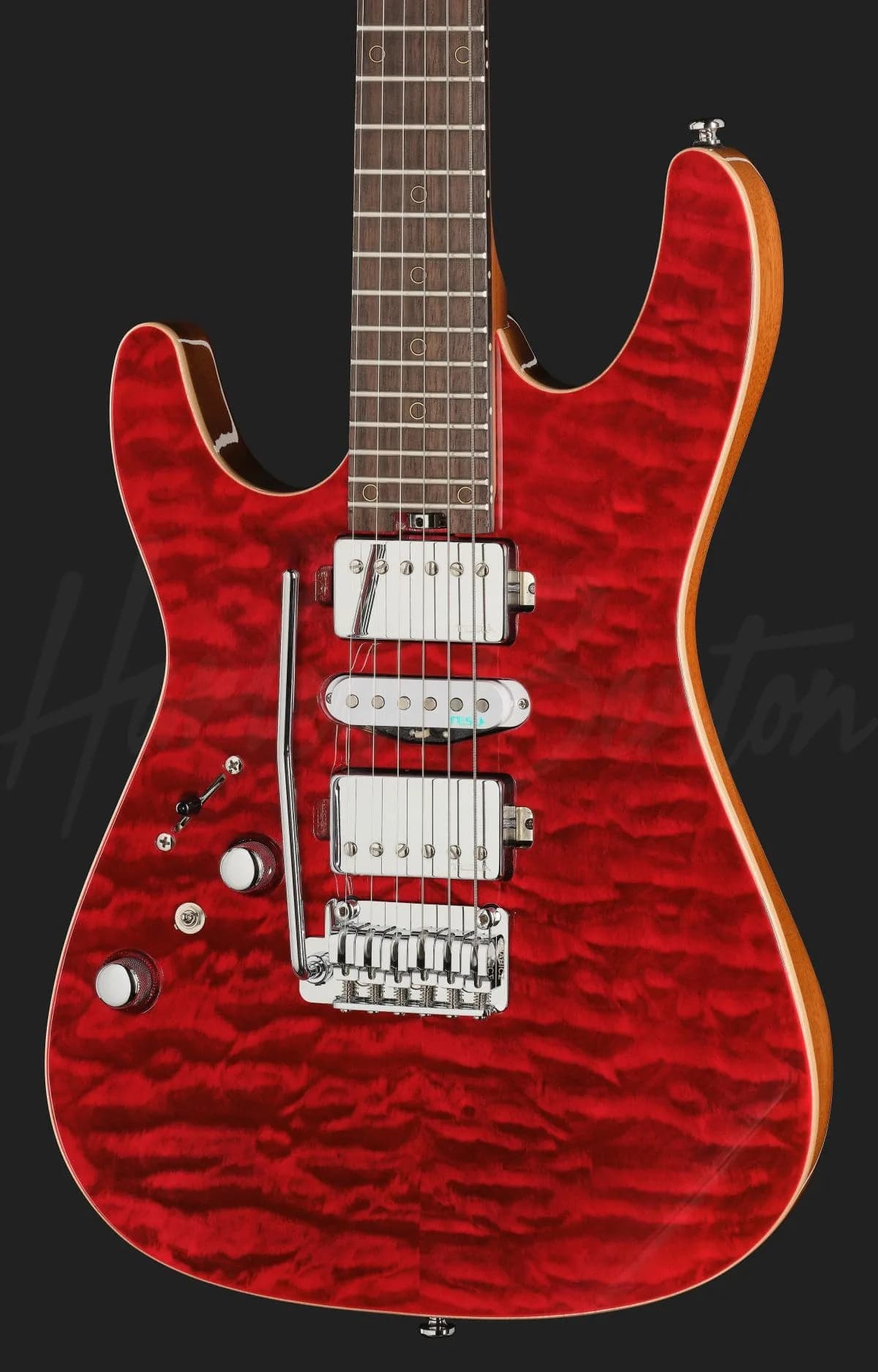 Harley Benton Fusion-IV HSH LH RW QRG — photo 4