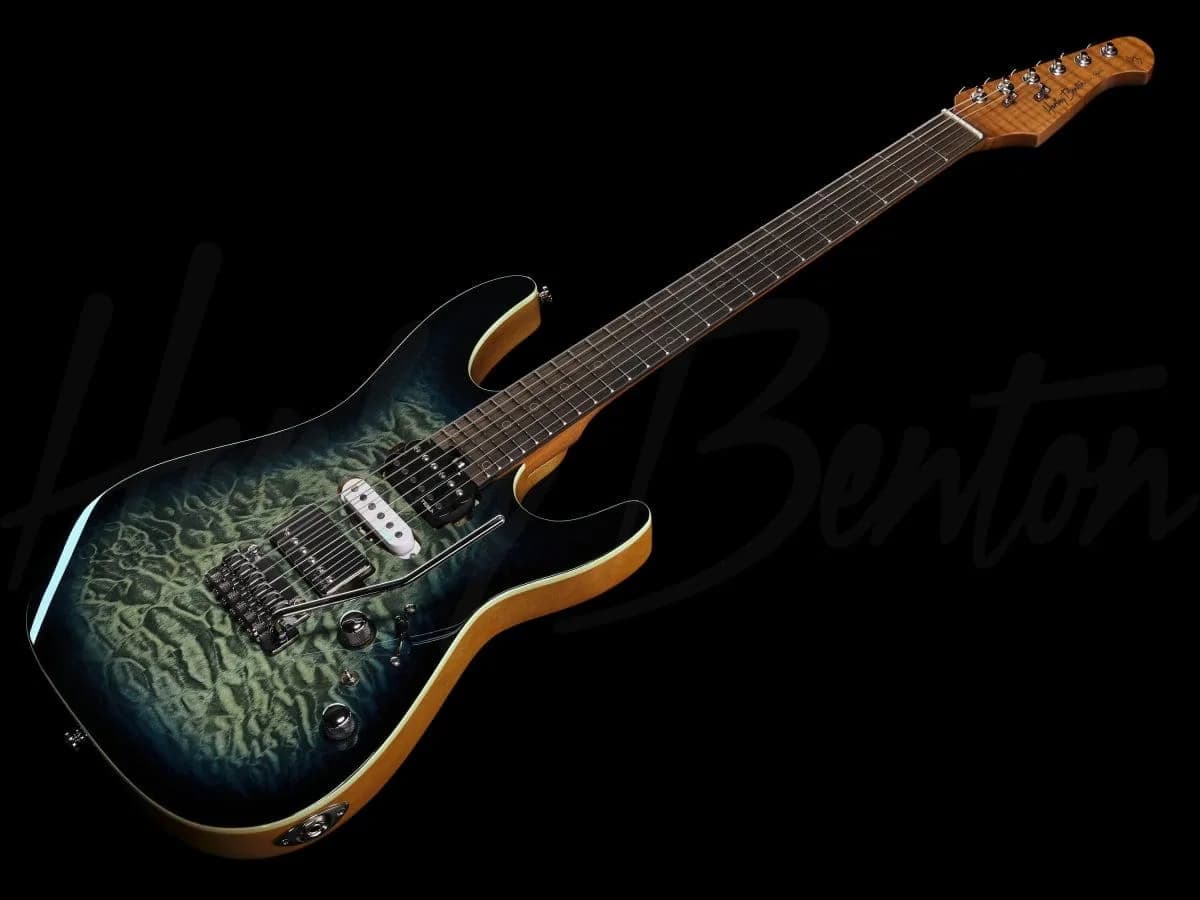 Harley Benton Fusion-IV HSH RW QBLB — photo 8