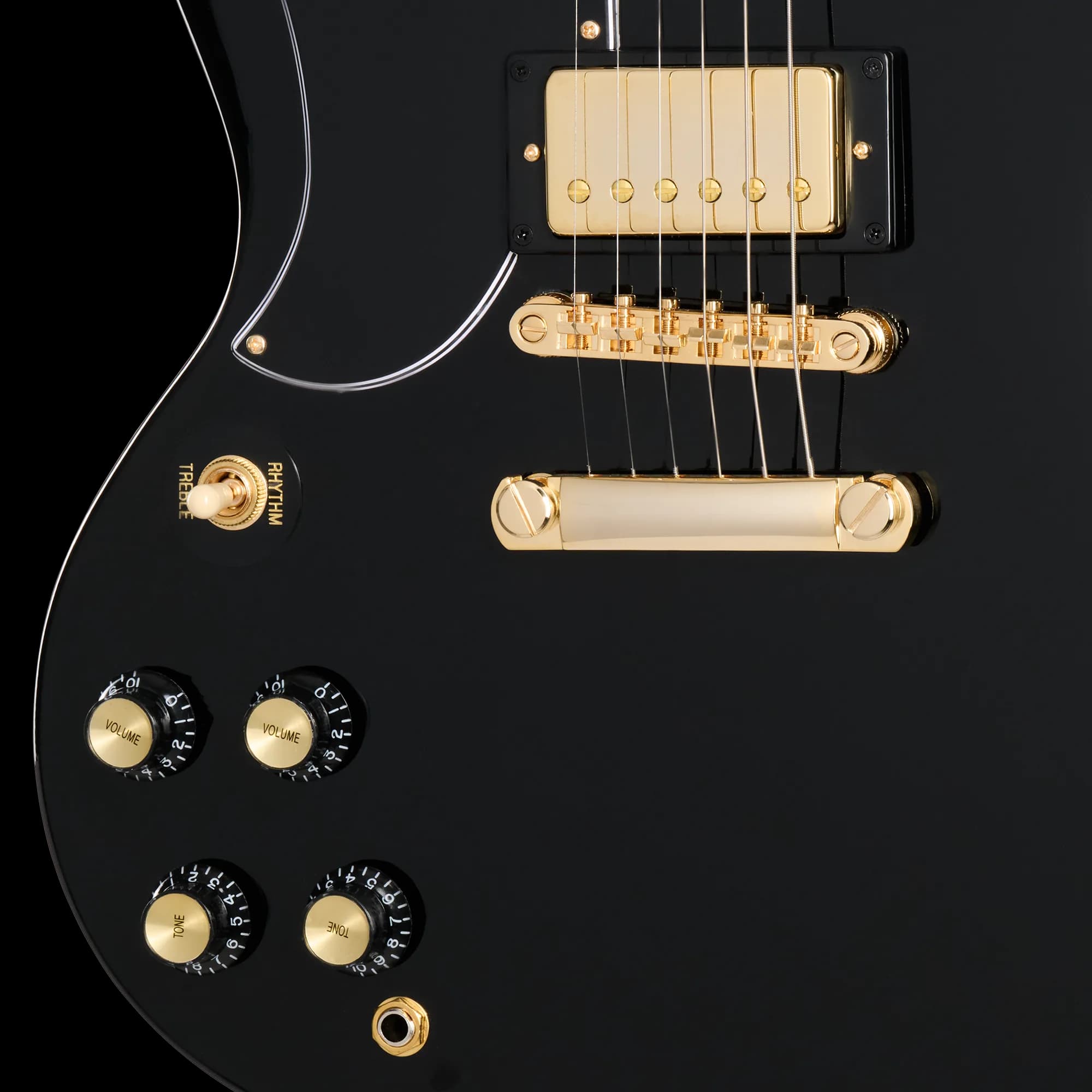 Epiphone SG Custom, Left-Handed, Ebony — photo 7