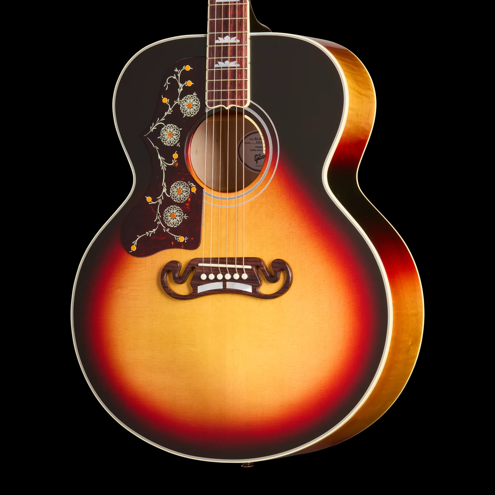 Gibson SJ-200 Standard, Left-Handed, Tri Burst