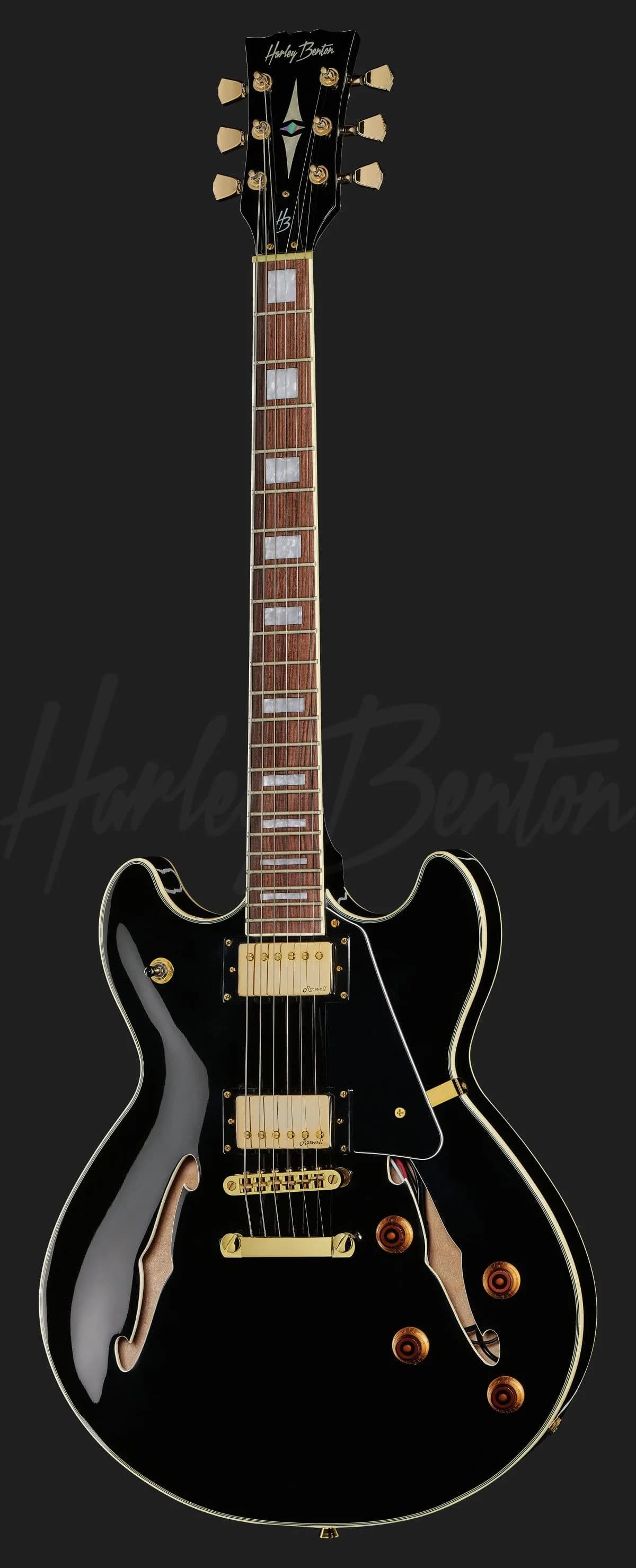 Harley Benton HB-35Plus Black — photo 2