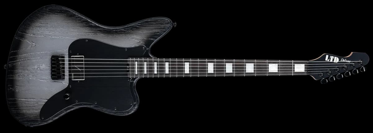 ESP XJ-1 Ht Baritone Silver Blast