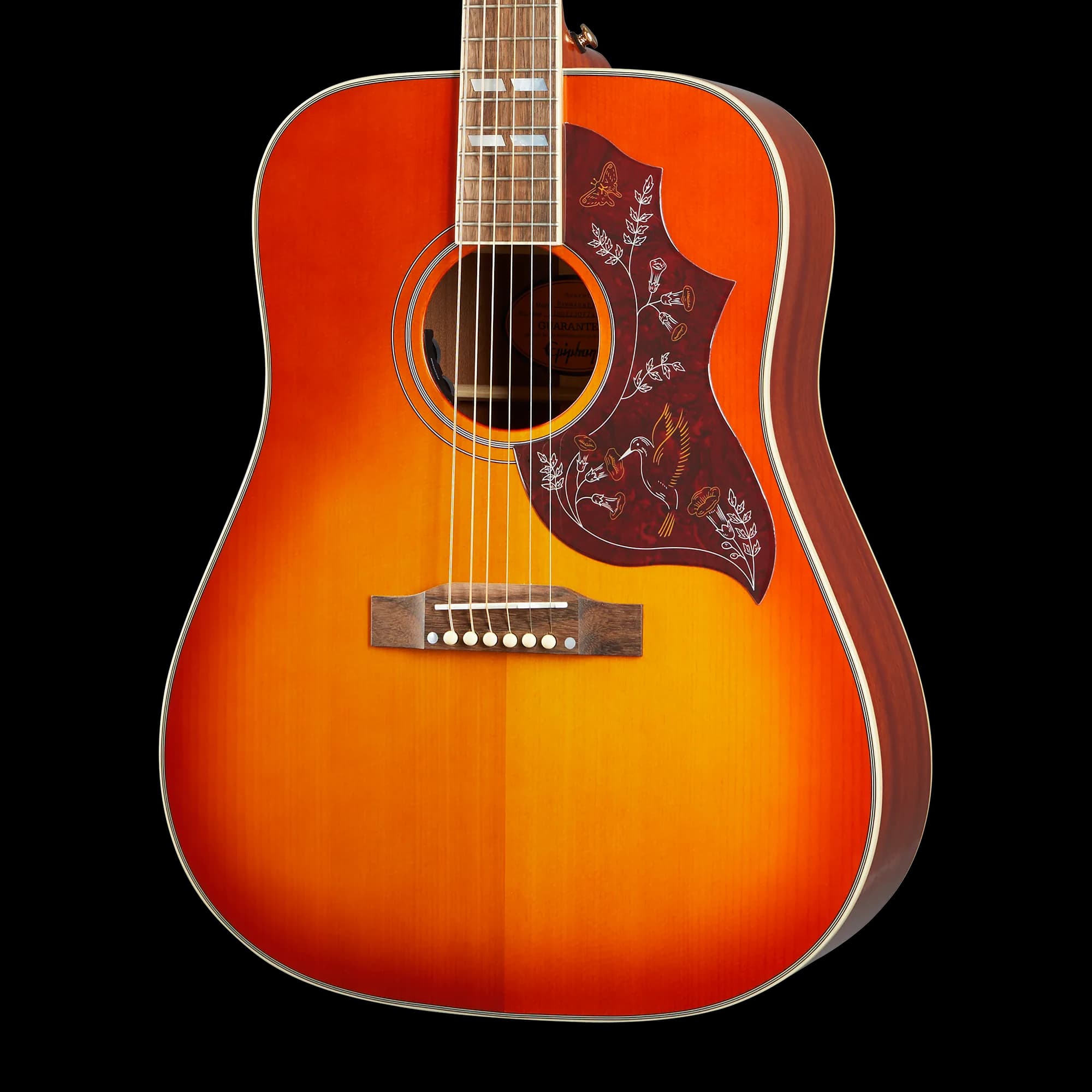 Epiphone Hummingbird, Aged Cherry Sunburst Gloss