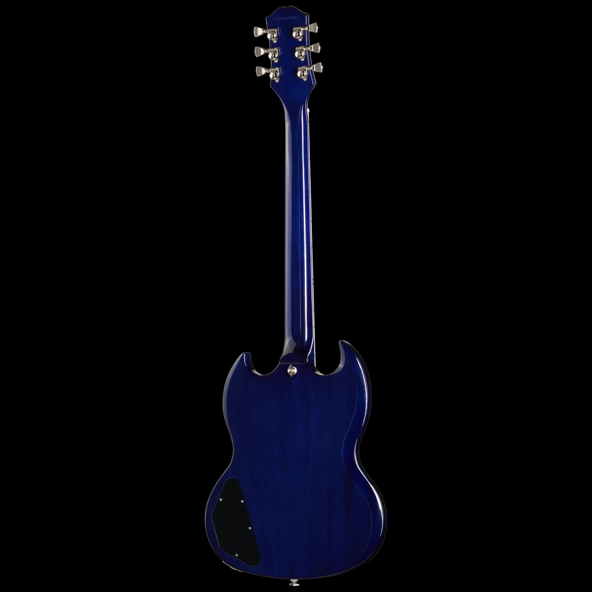 Epiphone SG Custom Modern Quilt, Blueberry Burst, Exclusive — photo 4