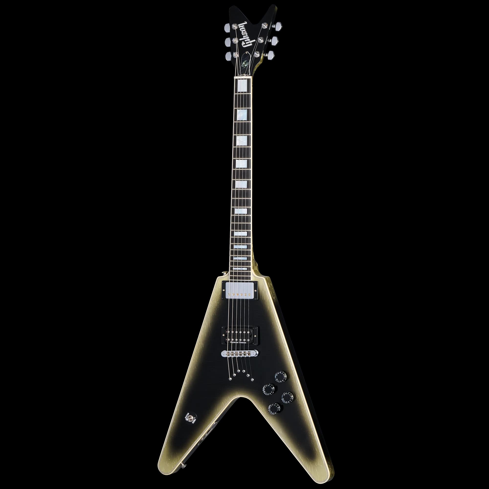 Gibson Adam Jones Flying V Collector's Edition, Reverse Antique Silverburst — photo 3