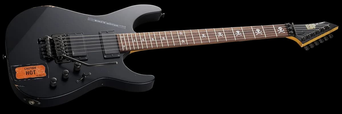 ESP KH-2 Vintage Distressed Black — photo 3