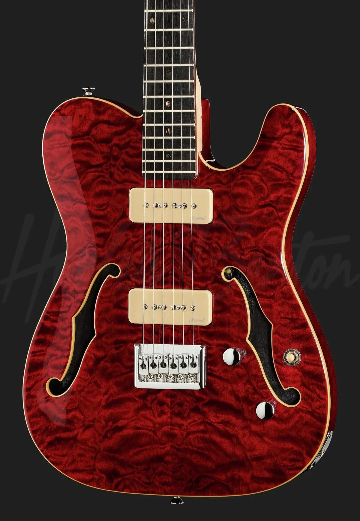 Harley Benton TE-90QM Trans Red — photo 4