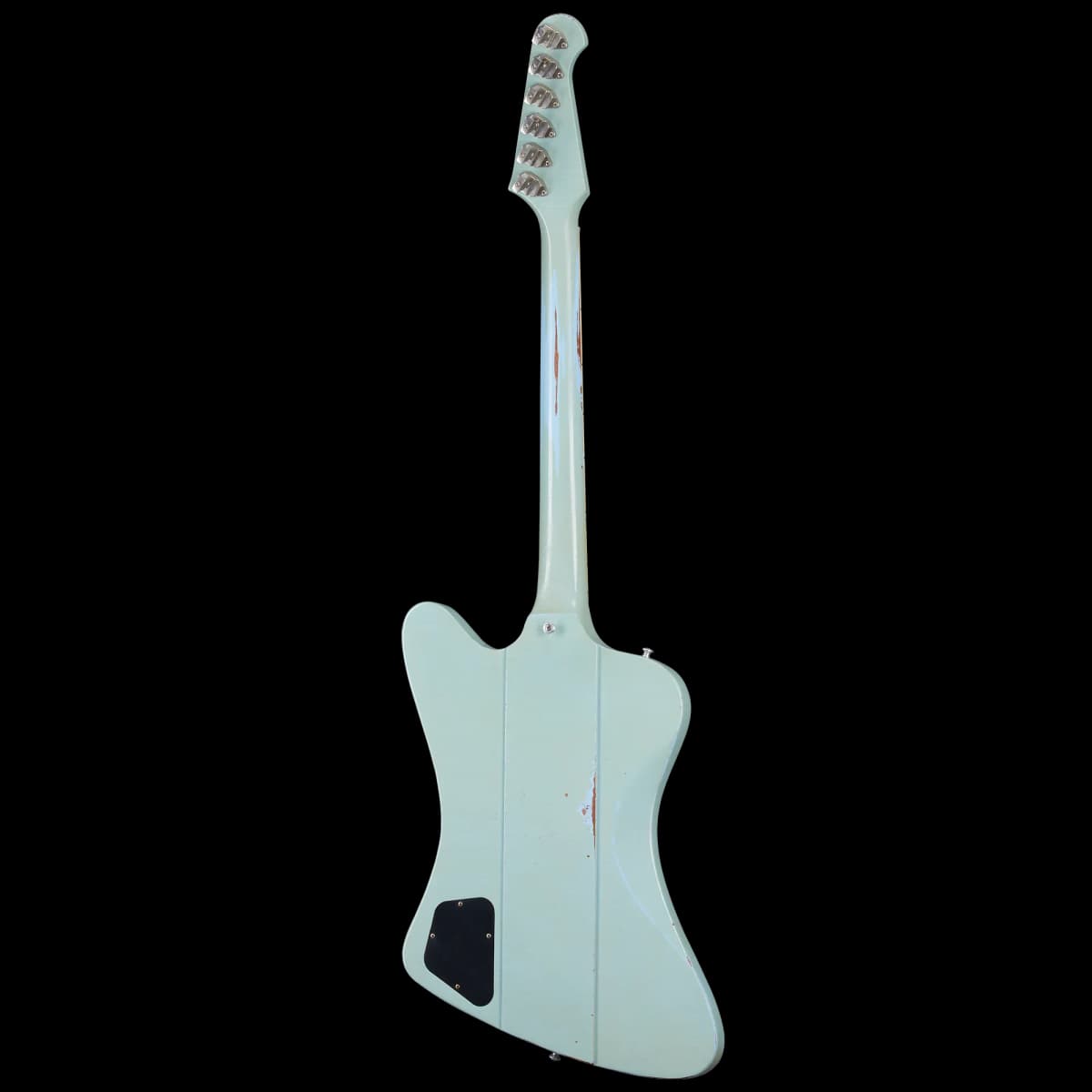 Gibson 1963 Firebird V with Maestro Vibrola, Heavy Aged, Antique Frost Blue — photo 3