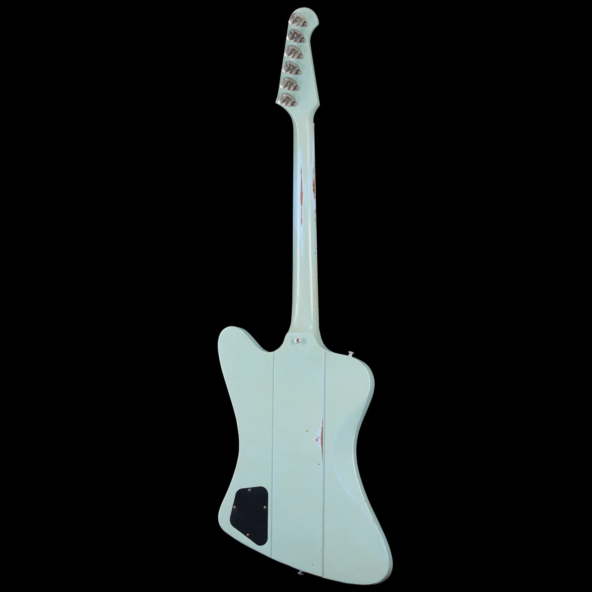 Gibson 1963 Firebird V with Maestro Vibrola, Heavy Aged, Antique Frost Blue — photo 3