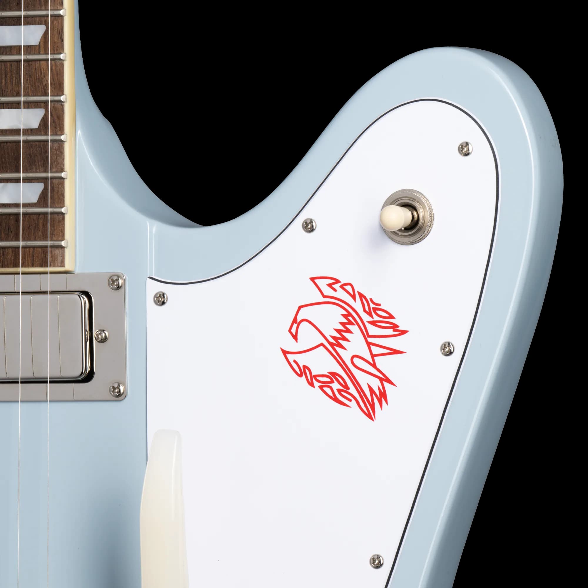 Epiphone IGC 1963 Firebird V, Frost Blue — photo 8