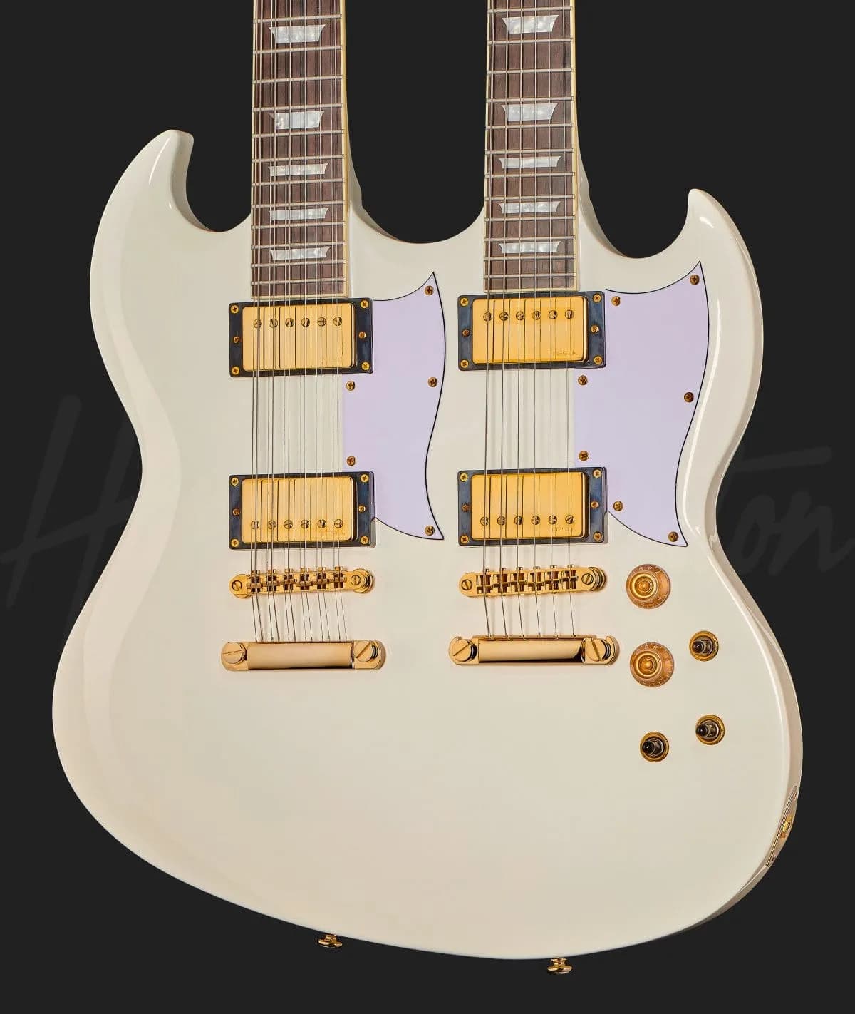 Harley Benton DC-Custom II 612 White — photo 3