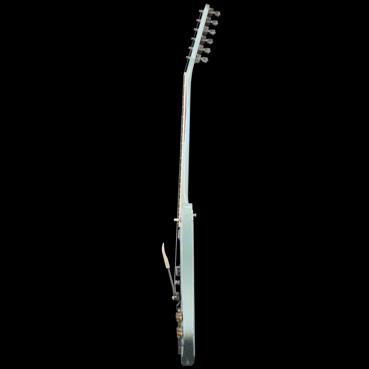 Gibson 1963 Firebird V with Maestro Vibrola, Heavy Aged, Antique Frost Blue — photo 4