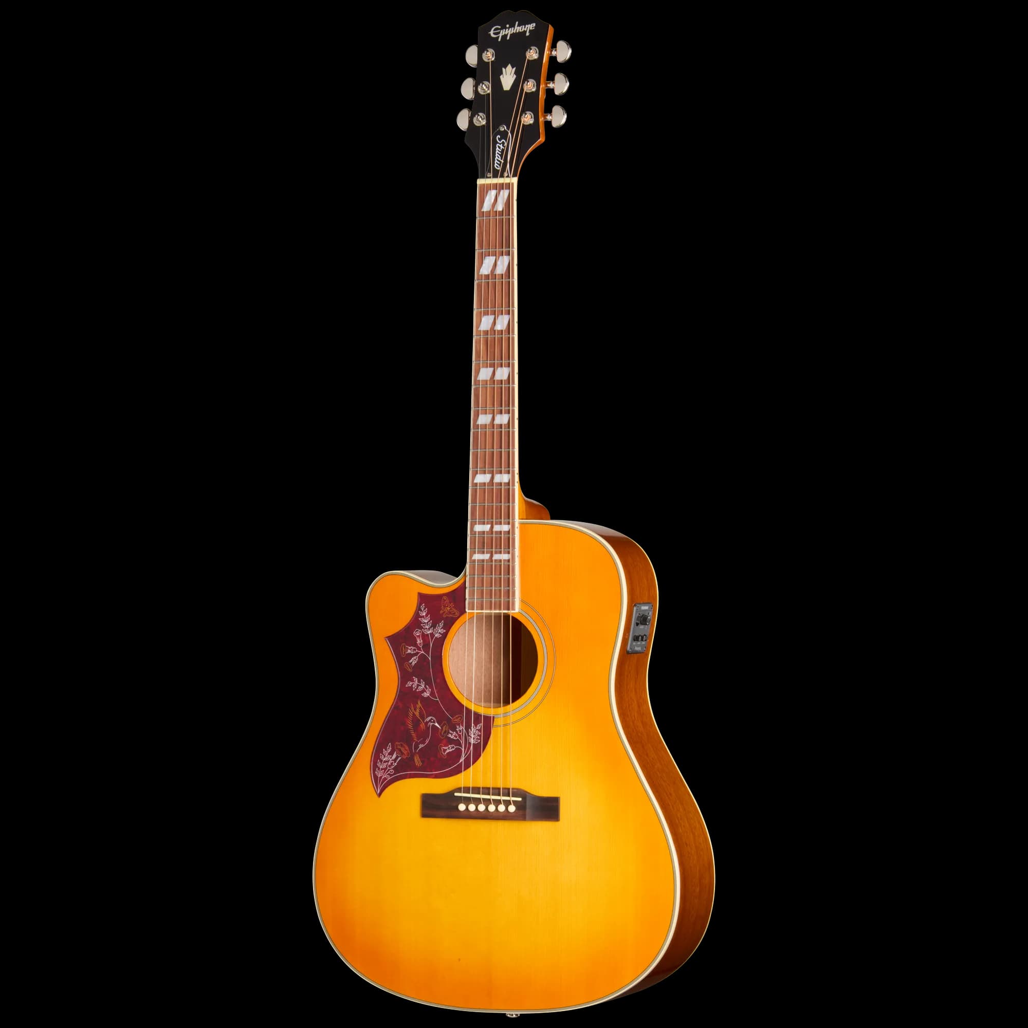 Epiphone Hummingbird Studio EC, Left-Handed, Heritage Cherry Sunburst — photo 3