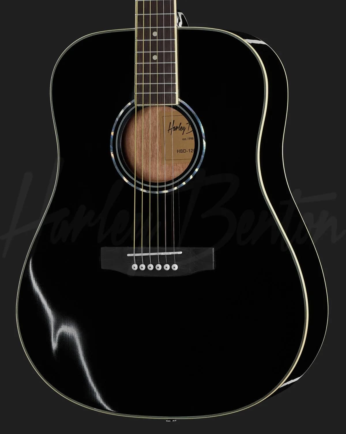 Harley Benton D-120 BK — photo 4