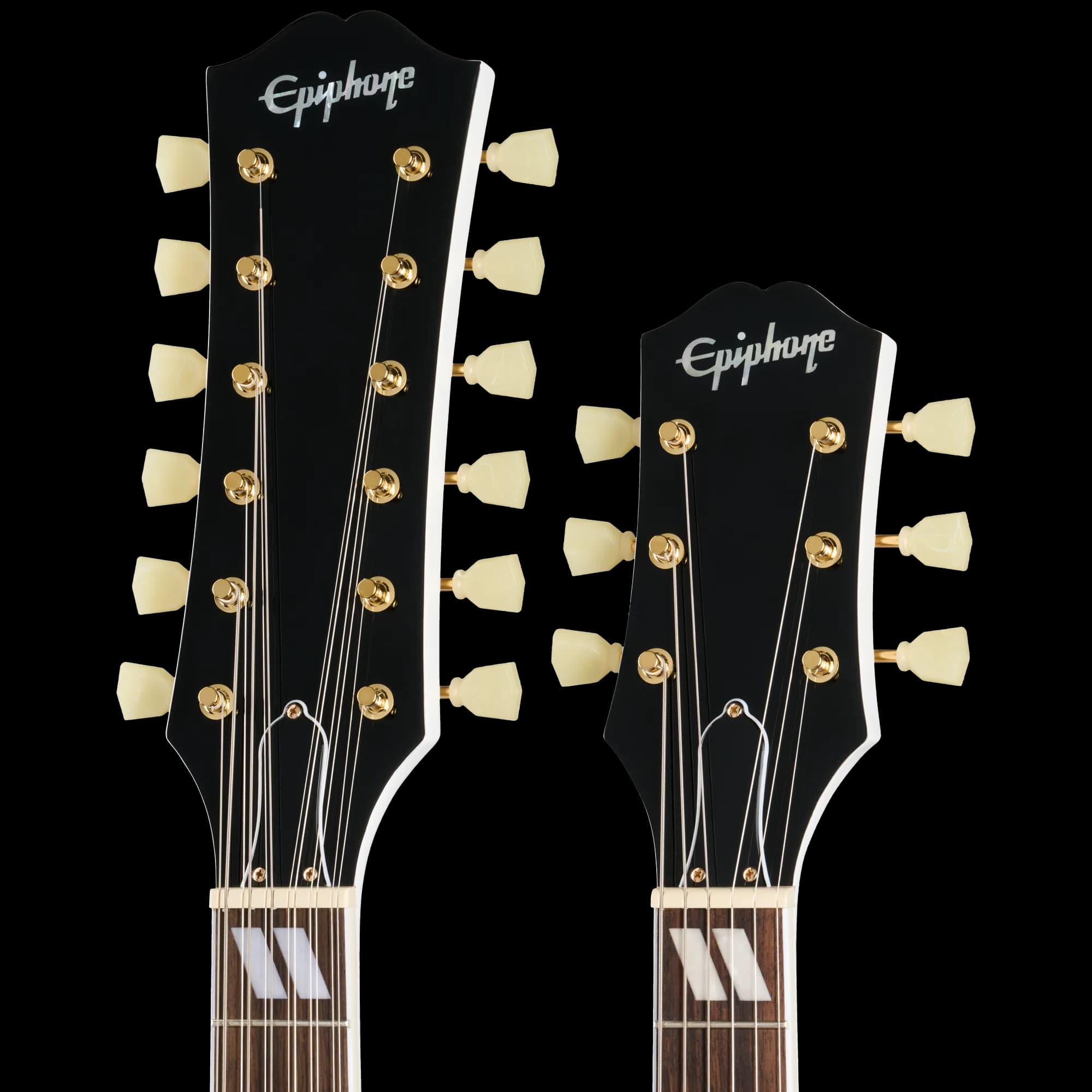 Epiphone EDS-1275 Doubleneck, Alpine White — photo 5