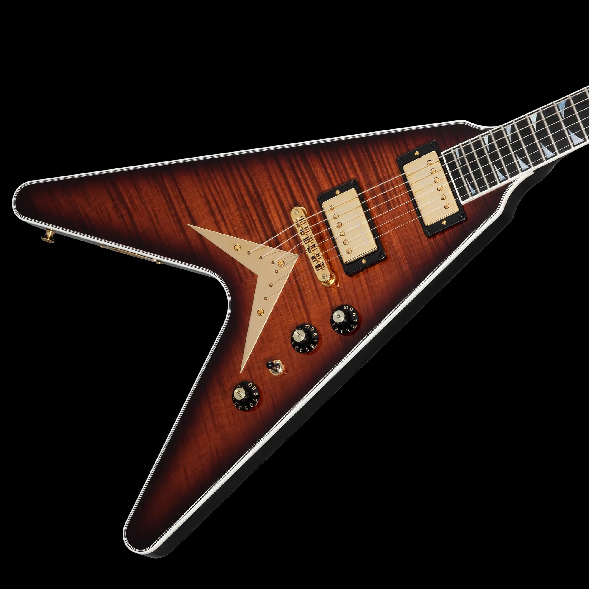 Gibson Dave Mustaine Flying V EXP Limited Edition, Red Amber Burst — photo 4